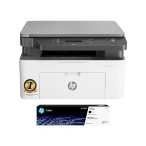 HP Laser MFP 1188w, Wireless, Print, Copy, Scan, Ethernet, Hi-Speed USB 2.0, Up to 21 ppm, 150-sheet input tray, 100-sheet output tray, 10,000-page duty cycle, Black and White