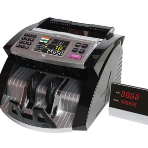 TVS Electronics CC 453 Star+ Cash Counting Machine Auto Start,Stop &Clear |With Customer Display |UV, MG, IR & 3D Color Sensor |Fake Note Detection |Batch Add, Self-Examine, Denomination Sort Function