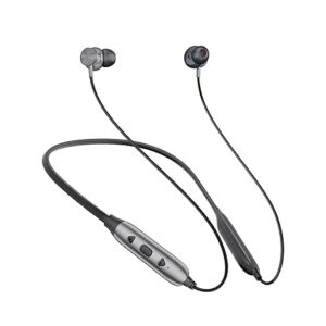 FINGERS Gig2 Wireless in-Ear Bluetooth Neckband Earphones with 50-hour Playtime, Built-in Mic with Surround Noise Cancellation SNC™ Technology, Dual Pairing, Made in India