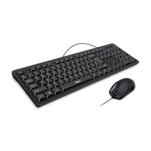 FINGERS MarvelCombo Wired Deskset (USB Wired Keyboard & Mouse Set | 12 Quick Soft-Touch media controls for Instant Access | Rupee Key | Windows®, macOS, Linux Compatible)