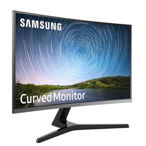 Samsung 27-Inch(68.5Cm) FHD, 1800R Curved 1,920 X 1,080 LCD Monitor, 75Hz, VA Panel, Slim Design, AMD Freesync, Flicker Free, HDMI, Audio Port (LS27C366EAWXXL, Black)