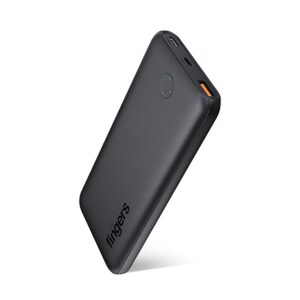 FINGERS Fuel2+ Power Bank (10,000 mAh Li-Polymer Battery, 20 W Fast Charging, Dual Output – Type-C with Power Delivery (PD) Technology & USB Port with Quick Charge (QC), Made in India)